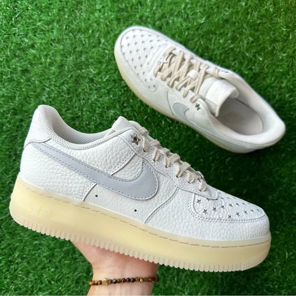 Nike Shoes - Nike Air Force 1 ‘07 Summit White / Pure Platinum Stars